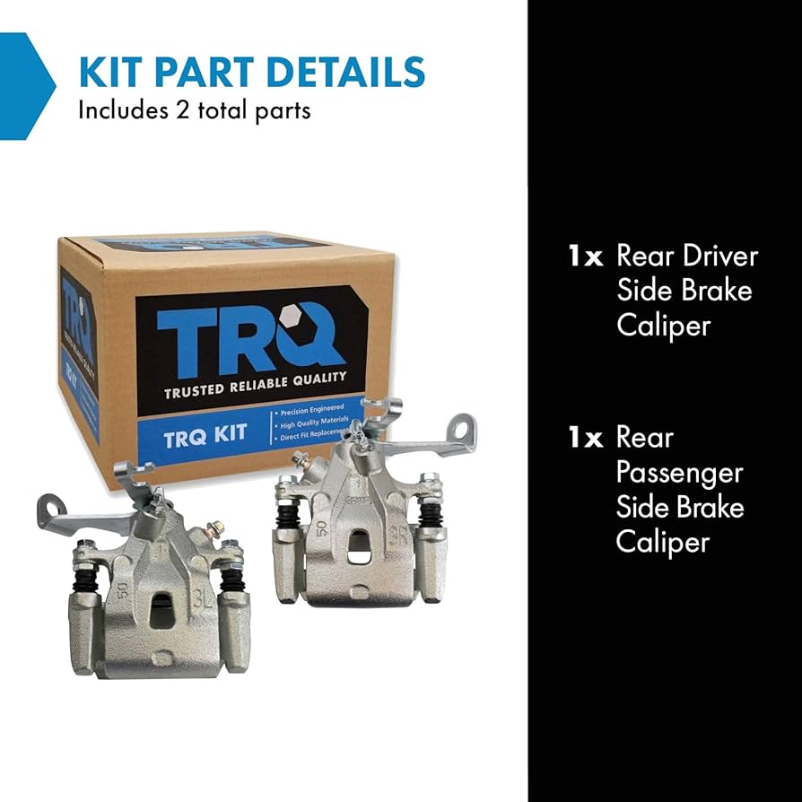 Amazon | TRQ リアドライバーと助手席側ブレーキキャリパーセット