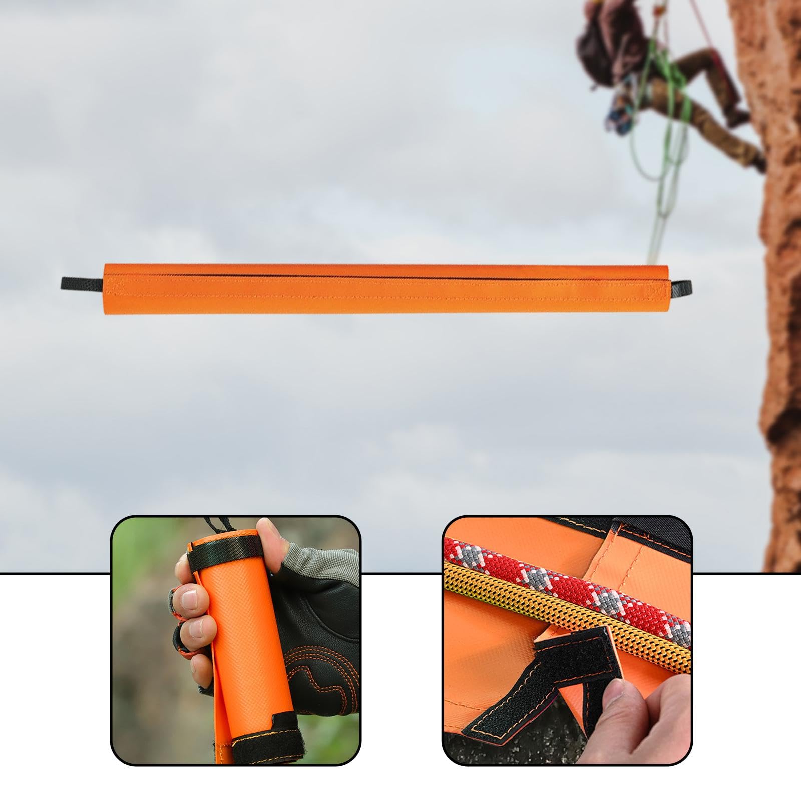 F Fityle Protection de Corde Anti-Usure, Gaine de Fixation en PVC pour Escalade et Alpinisme