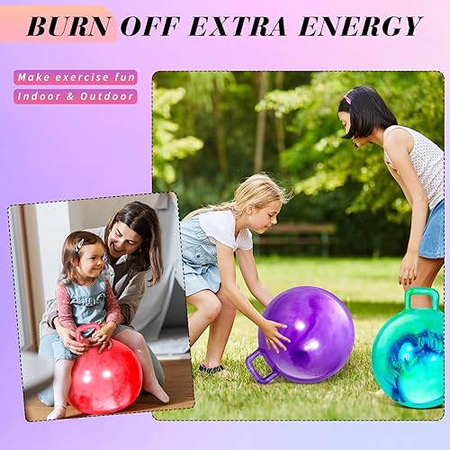 Miniatura 7 de 6 bolas de tolva con asa, pelota rebotadora de mármol, pelotas hinchables para saltar, pelota de salto inflable para saltar, deportes, regalos de