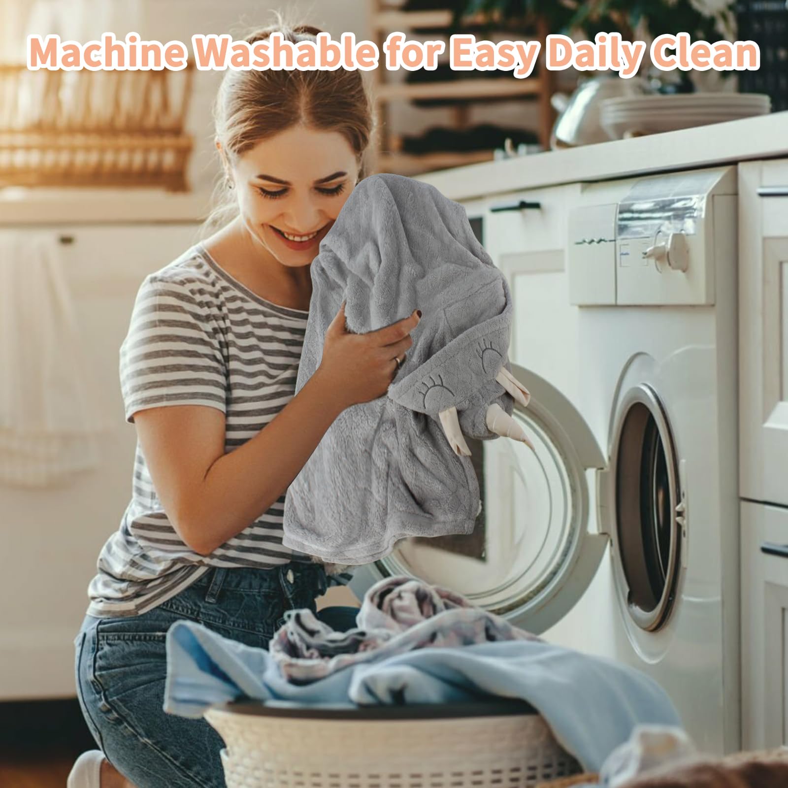 Toallas de baño con capucha para niños, paquete de 2 toallas absorbentes suaves con capucha para bebé, toallas gruesas de 50 x 32 pulgadas con capucha, toallas de baño para niños con capucha para