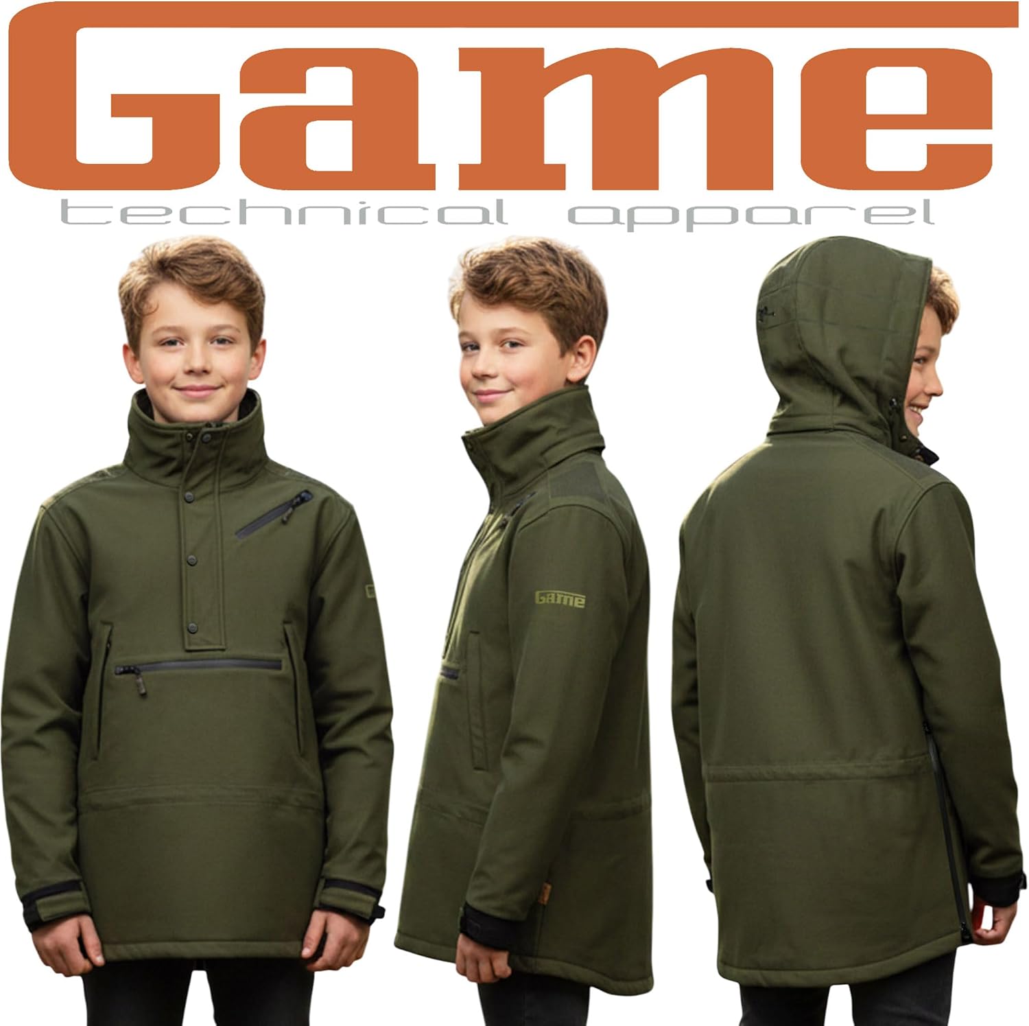Game Technical Apparel Kids Game HB103K Waterproof and Breathable Stalking Smock