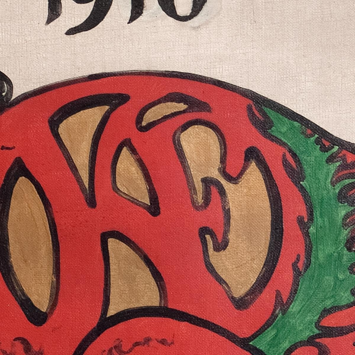 Cartel para la exposición de la Artists' Society A Uppsala Nils Kreuger, nkr41 Cuadro impreso sobre lienzo Fine Art, enmarcado listo para colgar, montado a mano, 200 x 120 cm