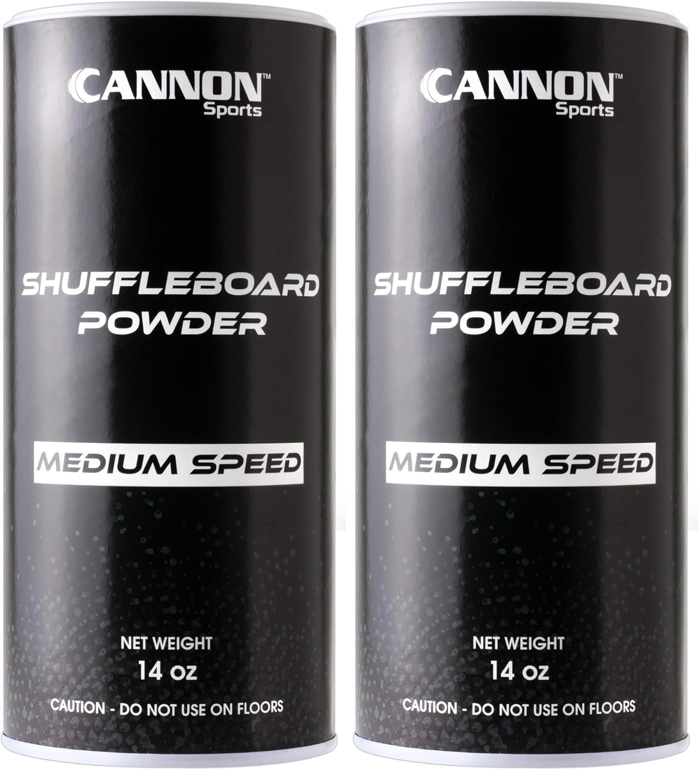 Cannon Sports Shuffleboard Powder - Premium Shuffleboard Wax with Granular Silicone Beads or Corn Meal - 3 Speed Options - Smooth Glide Non-Abrasive Shuffleboard Sand
