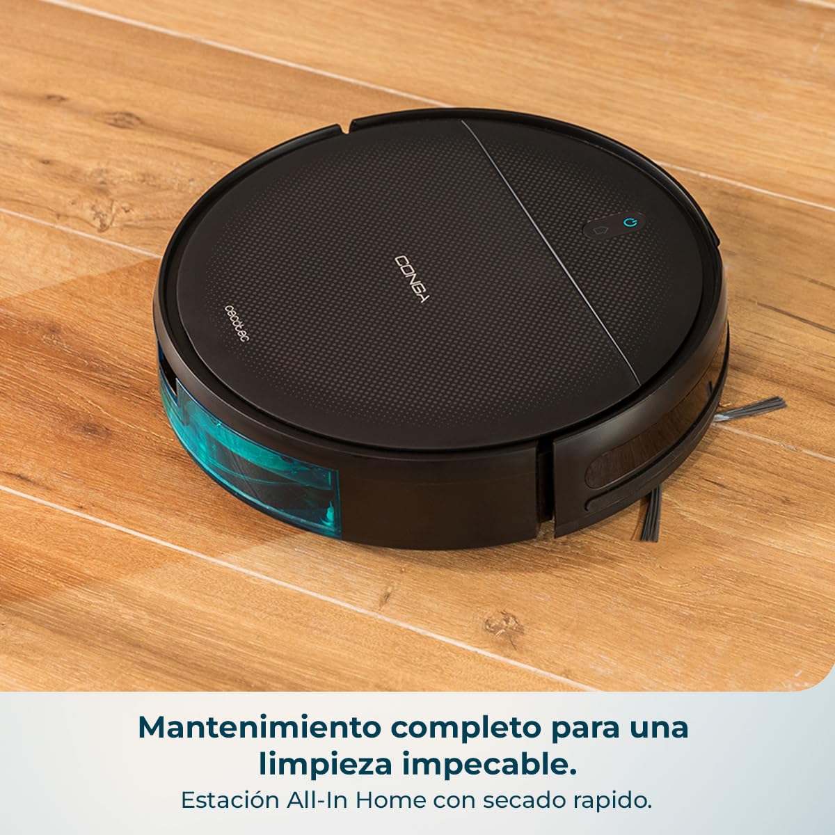 Cecotec Robot Aspirador con Navegación Giroscópica y App Conga M10 X-Treme. 2000Pa, Barre, Aspira, Friega y Pasa la Mopa, Autonomía 120mins, Sensores Anticaídas y 2 Cepillos Laterales — view 7