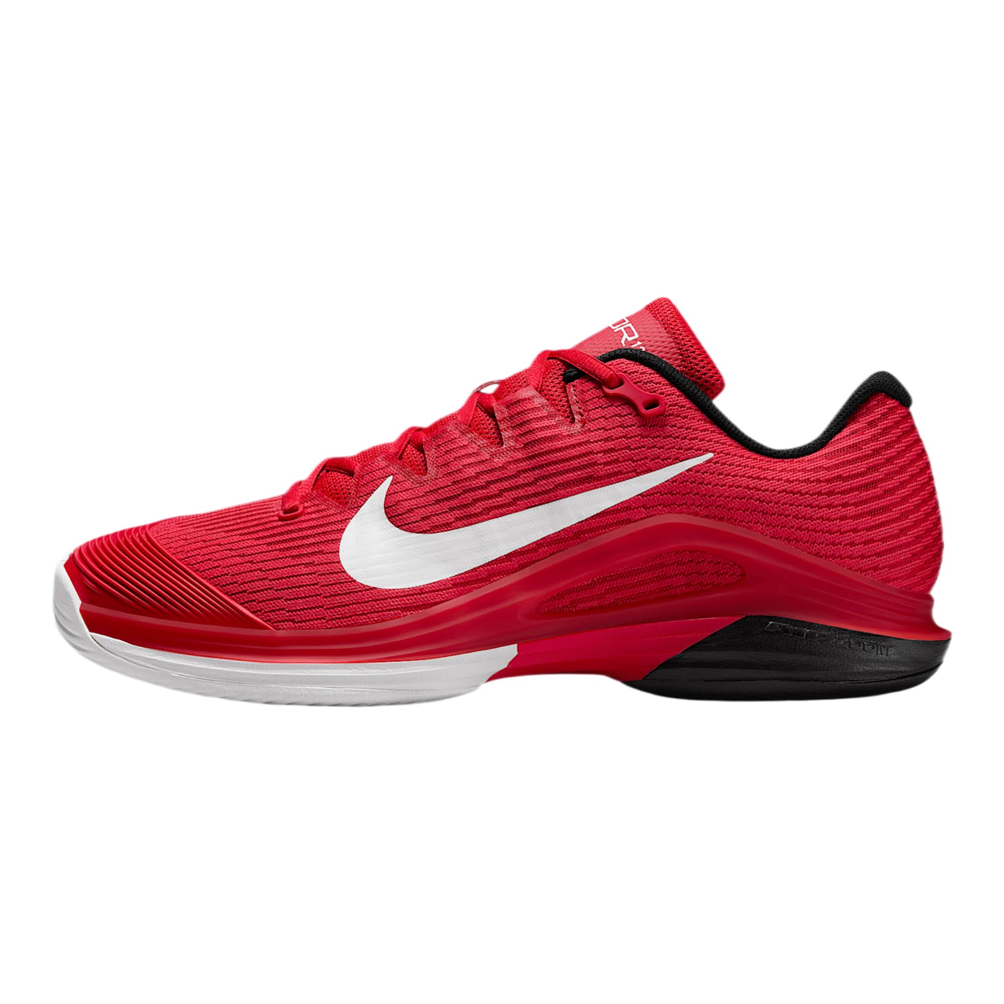 Nike Vapor 12 - Tenis de pista dura para hombre (FV5552-600, rojo universitario/negro/rojo gimnasio/blanco), University Red/Black/Gym Red/White, 47.5 EU