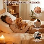 SuzziPals Highland Cow Stuffed Animals, Microwavable Stuffed Animals Heating Pad for Cramps & Pain, Lavender Scented Highland Cow Plush for Stress Relief, Stuffed Cow Gifts Plush Toys, Highland Cattle