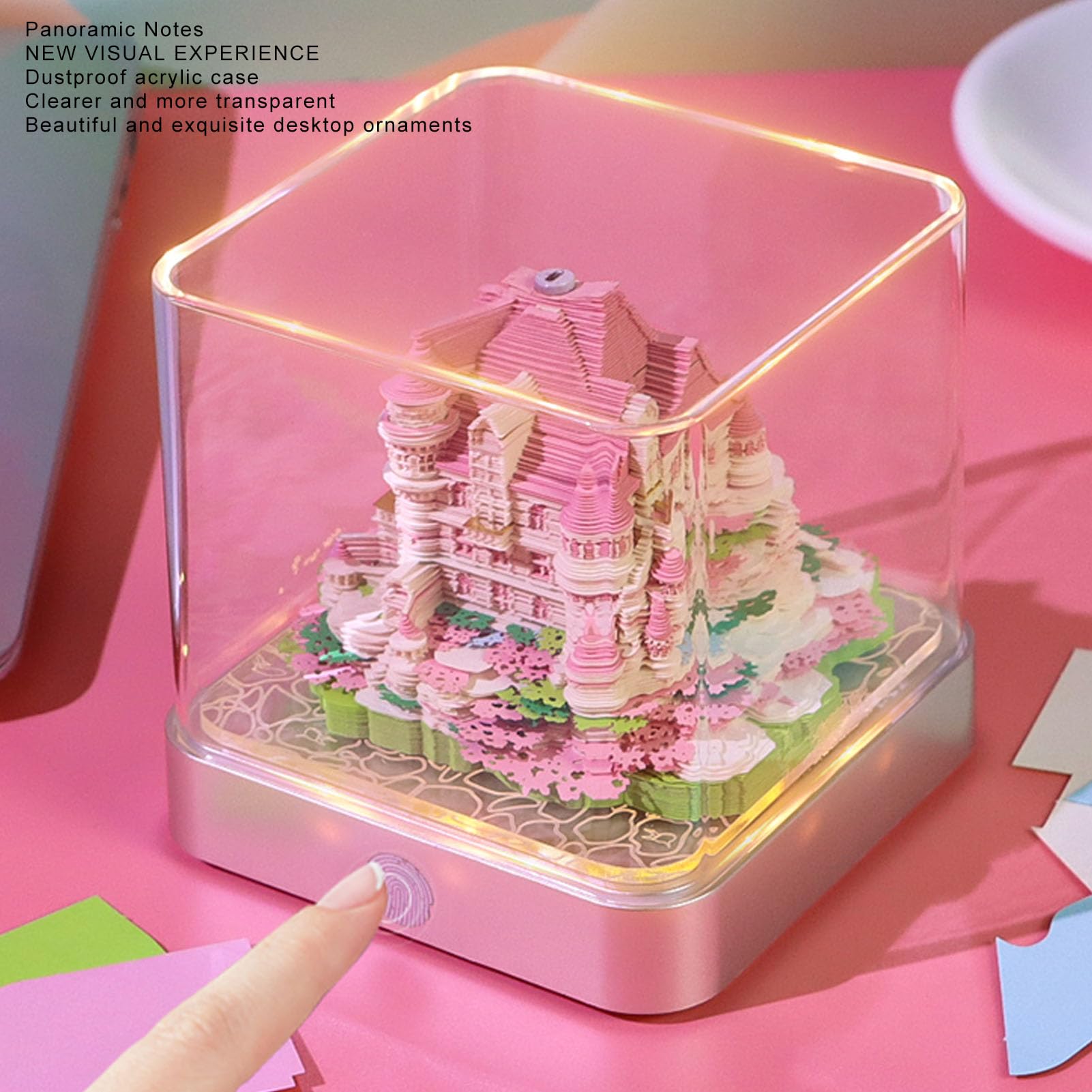 Bloc-Notes 3D, Bloc Memo, Calendrier Amour 2025, Papier Art, Notes