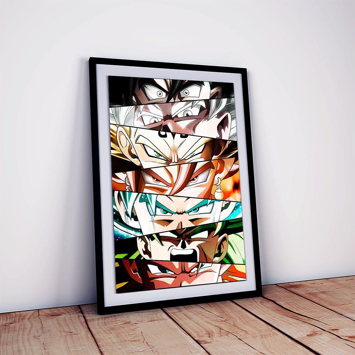 One click creations Dragon Ball Z Goku Framed Poster (Multicolour, 12 X 18 inch)