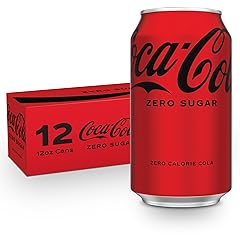 Coke Zero Sugar Cola Soda, 12 oz, 12 Pack (Package May Vary)