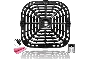 6QT Air Fryer Grill Plate - Savor The Magic Of Deep-Fried Flavors, Minus Deep-Frying