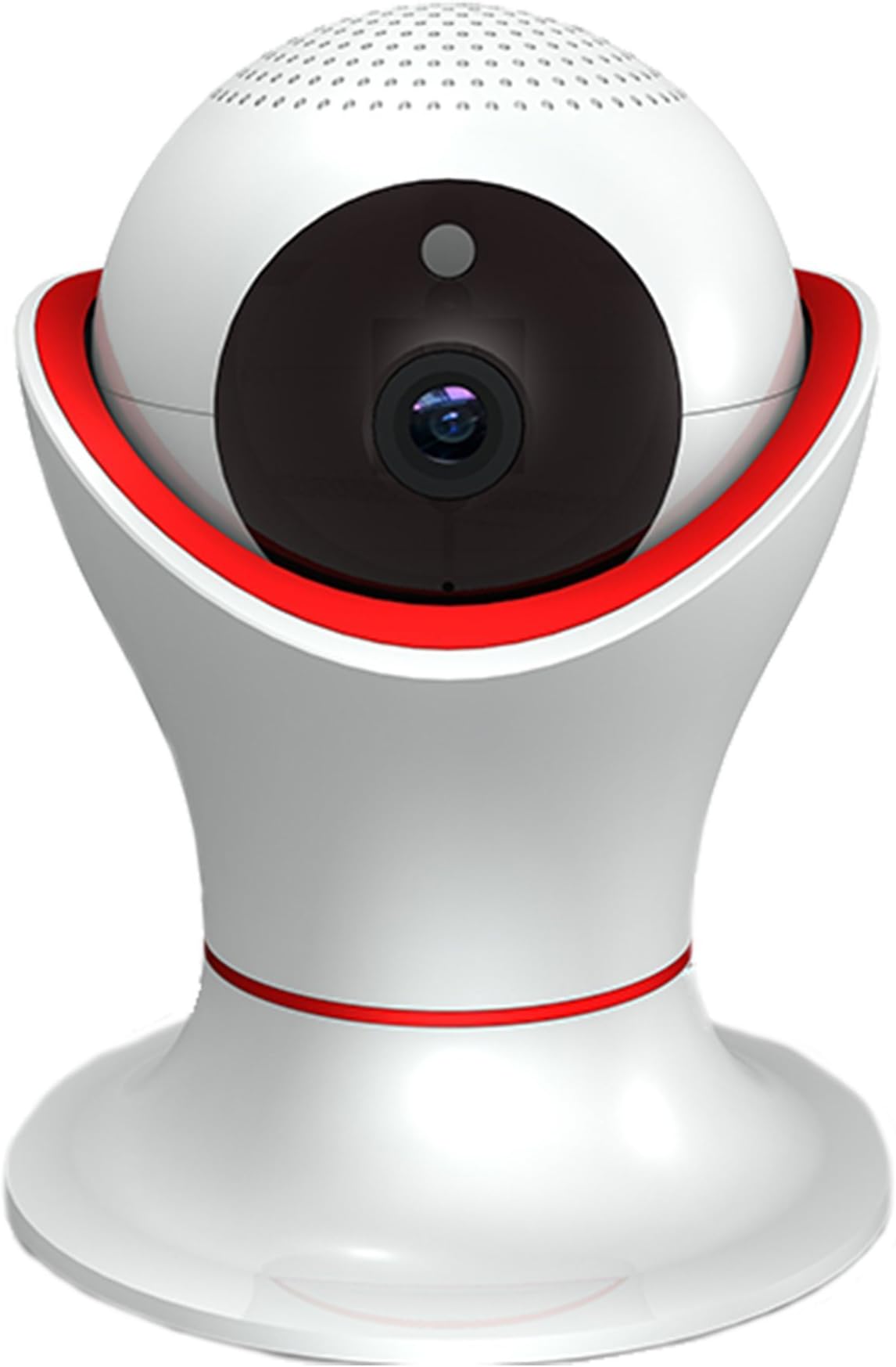 Camara IP WiFi – Full HD 1080p – Surveillance and Security with Detention Of Movement And Sound – Bluetooth and Wireless – VIGILABEBES – Indoor Use – Night Vision – app Spanish, red