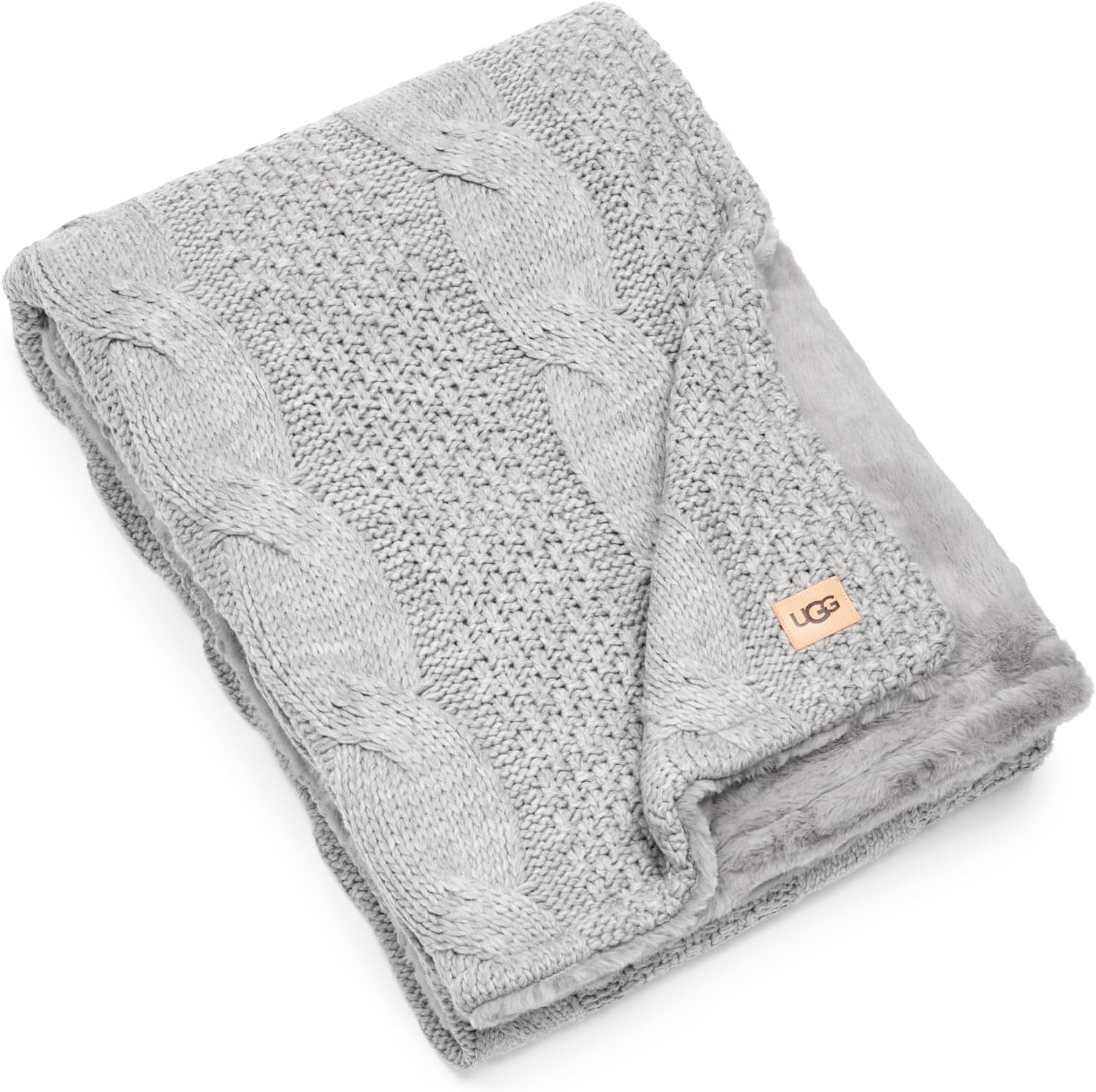 UGG - Brandclub - UGG Erie Reversible Blanket – Cozy Cable Knit