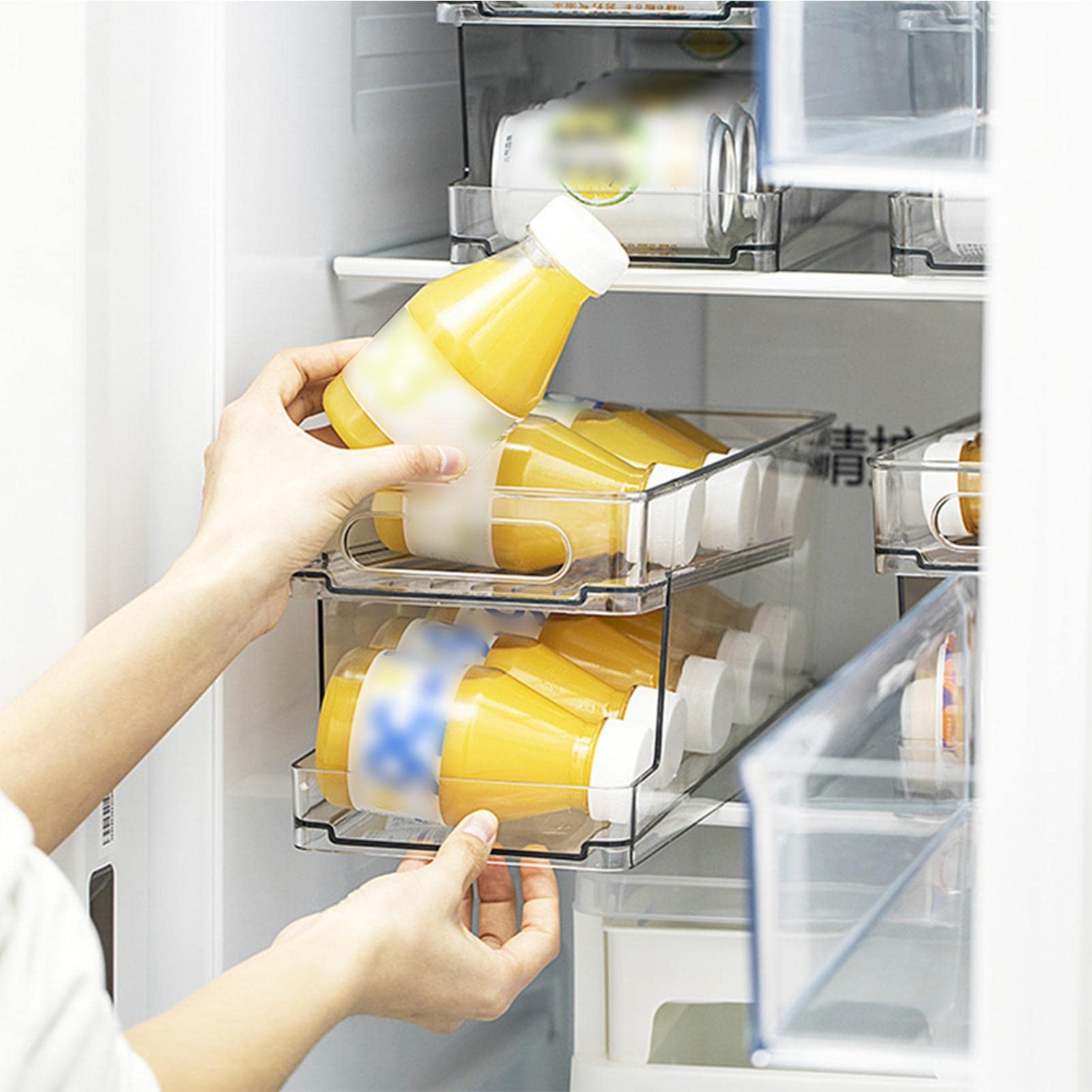 Dispensador de latas rodantes, Organizador de latas de Cerveza para Nevera, Organizador de dispensador de latas para Nevera, dispensador de latas de refresco para Nevera, Cocina, Armario, despensa,
