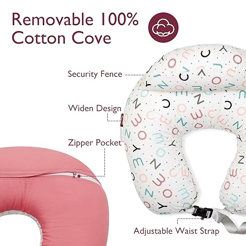 Miniatura 3 de Momcozy Almohada y posicionador de lactancia original, almohada de alimentación de tamaño estándar, lactancia materna, alimentación con biberón,