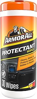Original Protectant Wipes by Armor All, Car Interior Cleaner Wipes with UV Protection to Fight Cracking & Fading, 30 Count