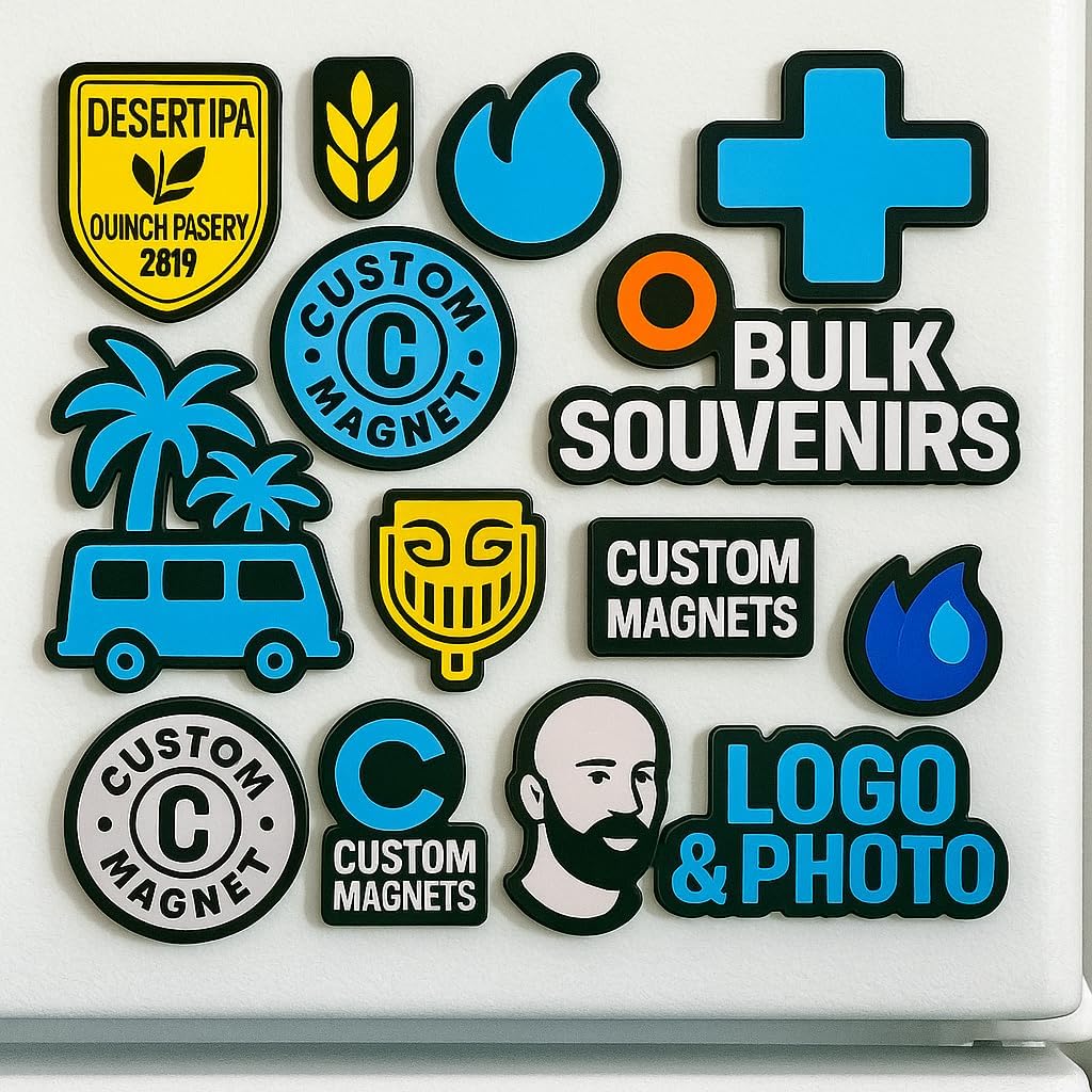 Custom Logo Photo Magnet for Fridge Home Decoration Photo Refrigerator Magnets Office and Kitchen Locker Magnets