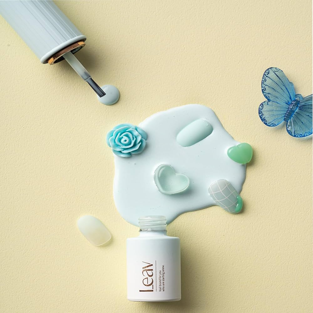 Amazon.com : LEAV Fanfare Syrup Gel Nail Polish 8 Colors Set