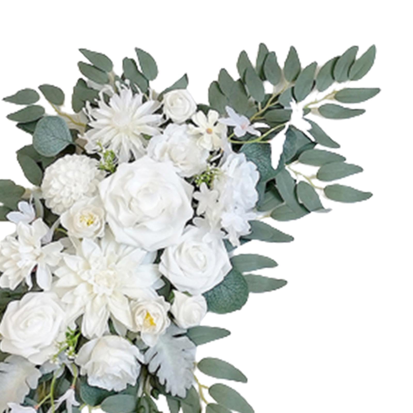 Set di Fiori Artificiali per Matrimonio, Cartello di Benvenuto con, Versatile per La Decorazione dello Sfondo di Cerimonia E Ricevimento, Ghir, Stile a