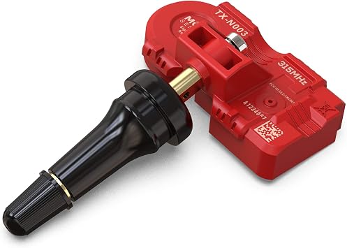 MORESENSOR سلسلة توقيع 315 ميجا هرتز مستشعر ضغط الإطارات TPMS | مبرمجة مسبقًا لاختيار 6 نماذج للعلامة التجارية اليابانية | استبدال 42607-0C091 | Snap-in | NX-S110-SN