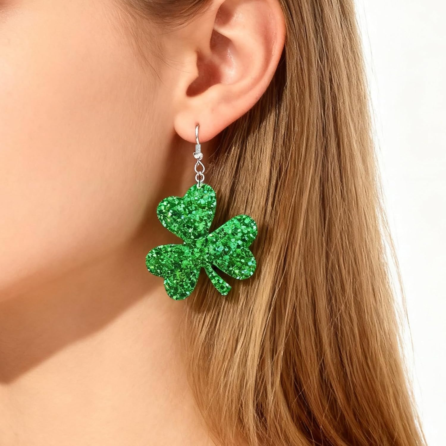 St Patricks Day Accessories Shamrock Earrings for Women St. Patty's Days Green Irish Earrings Jewelry St Patricks Day Shirt Women Outfits - Image 2