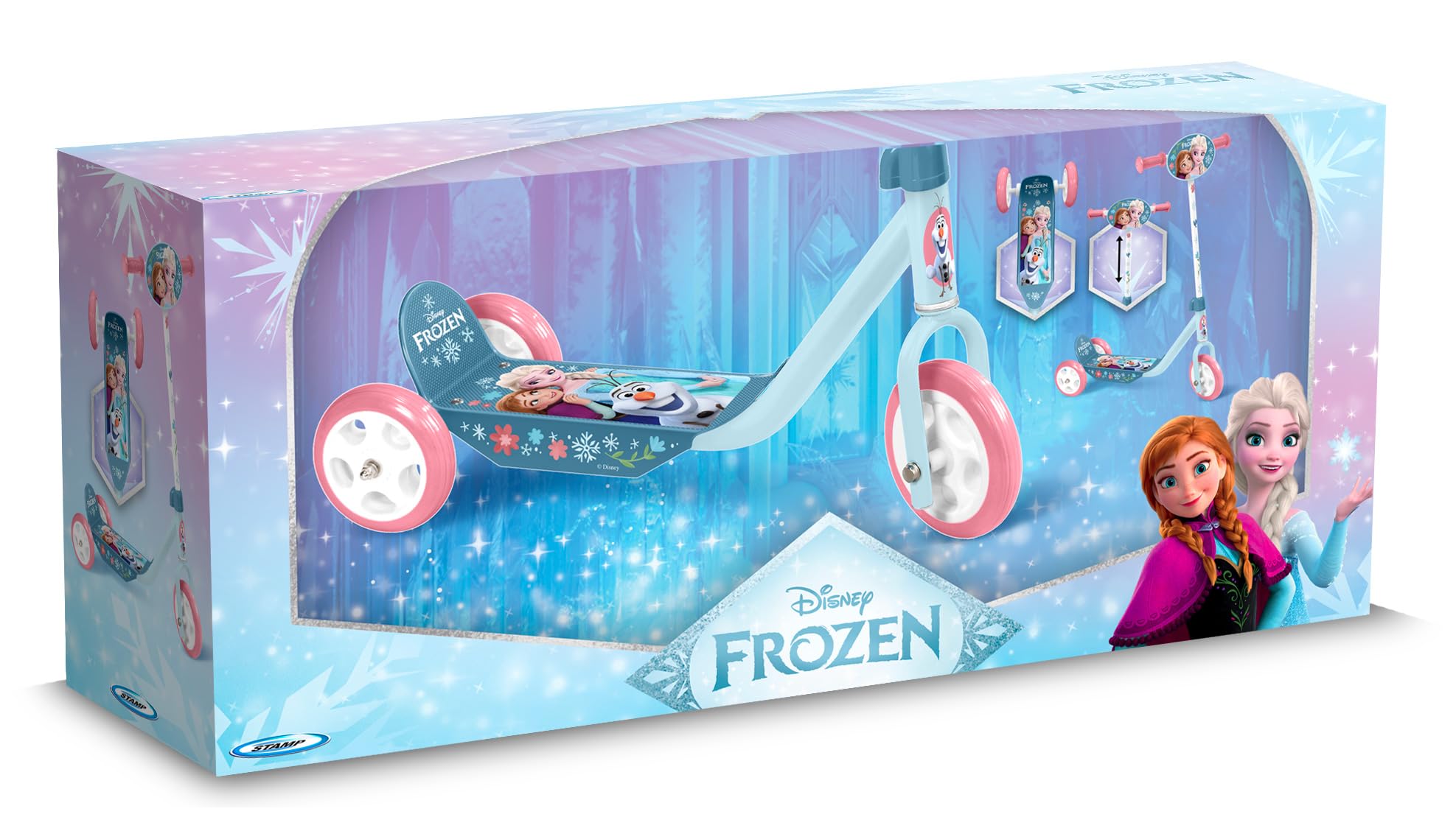 Stamp - Scooter 3 ruote – Frozen 2, blu