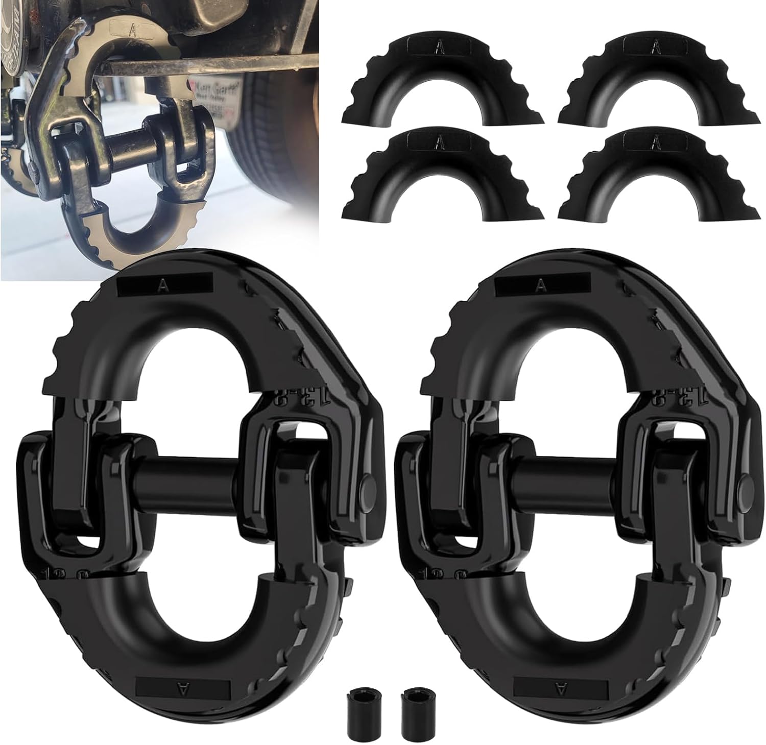 Rulline 2 Pack 1 2 Heavy Duty Safety Chain Connector - View #10