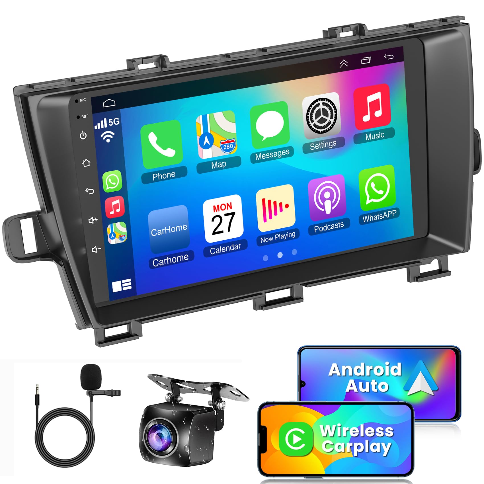 Amazon.com: Car Radio for Toyota Prius 2010 2011 2012 2013 2014