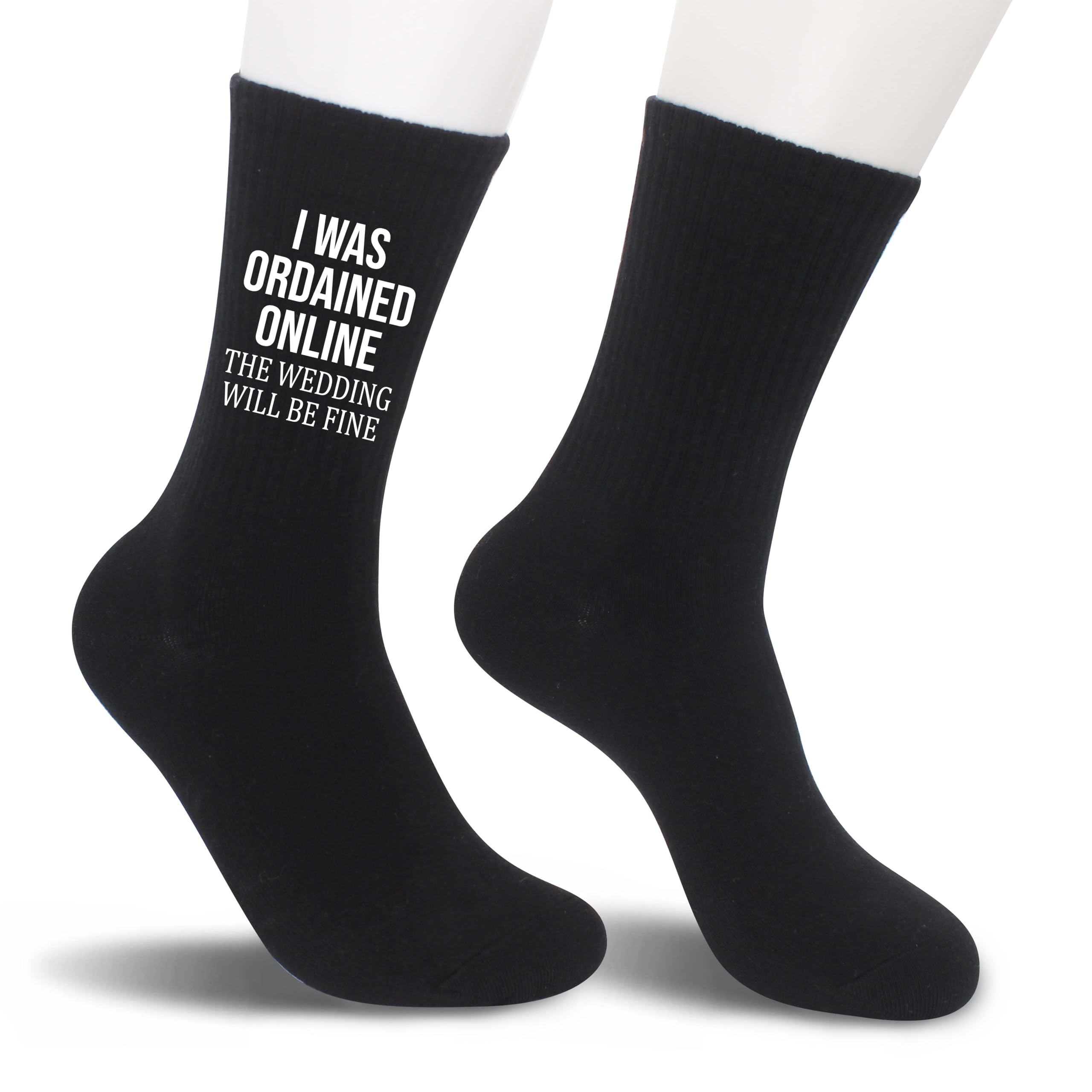 Wedding Funny Gifts for Wedding Officiants, Novelty Wedding Socks for Men & Women.