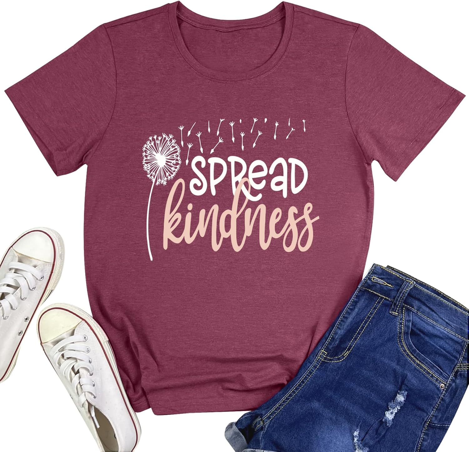 BLACKMYTH Women Cute Tees Graphic Casual T Shirts