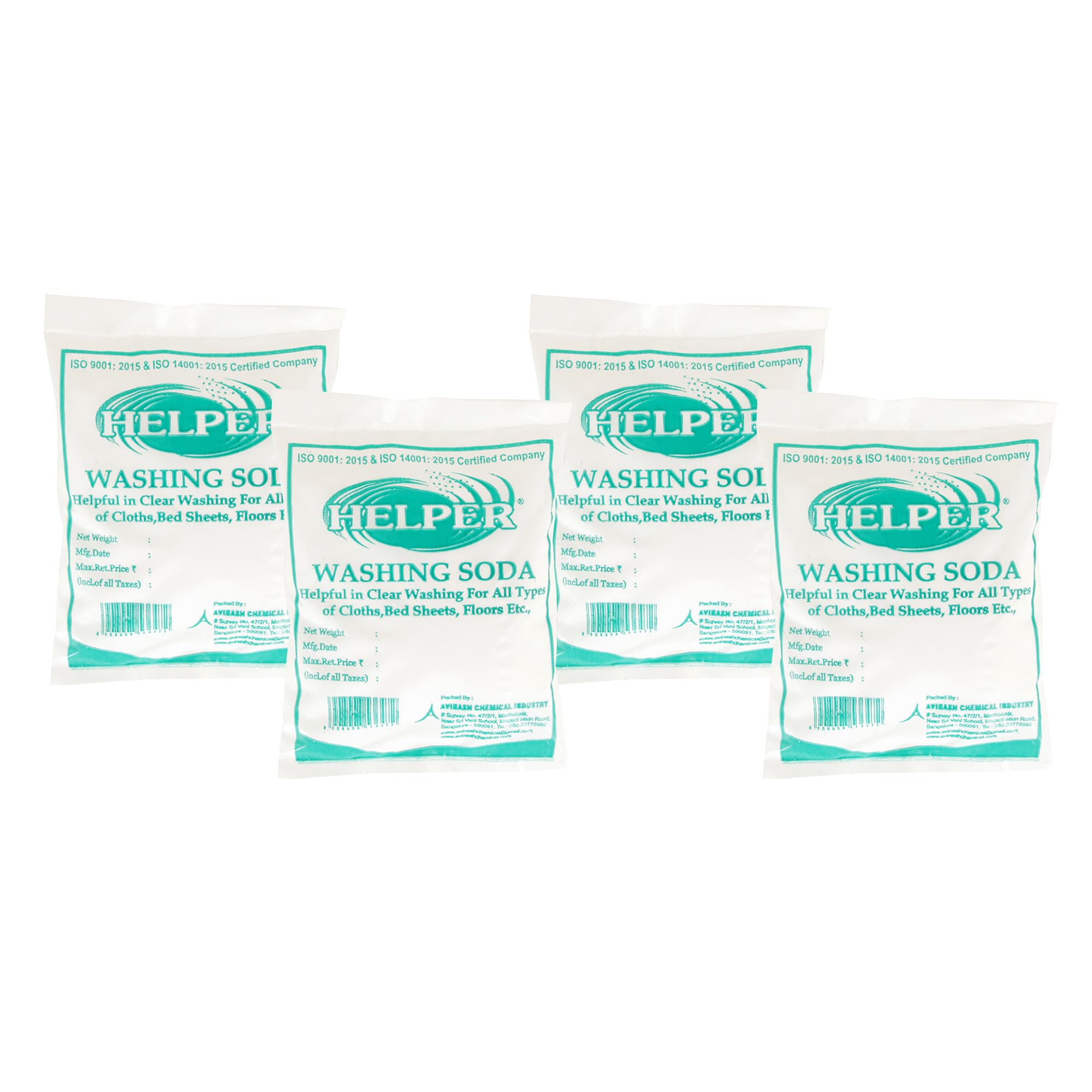 Helper Washing Soda powder for cloth cleaning | soda ash for lundry | pack of 4 | 250gm each | soda ash powder (B0CK5MBJMC) Amazon Price History, Amazon Price Tracker