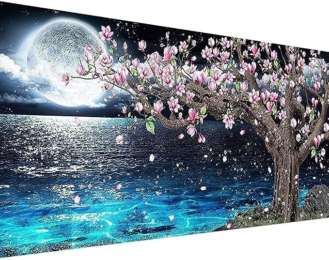 Haeran River 5D Diamond Painting - Sächsische Schweiz Motiv 40x50cm