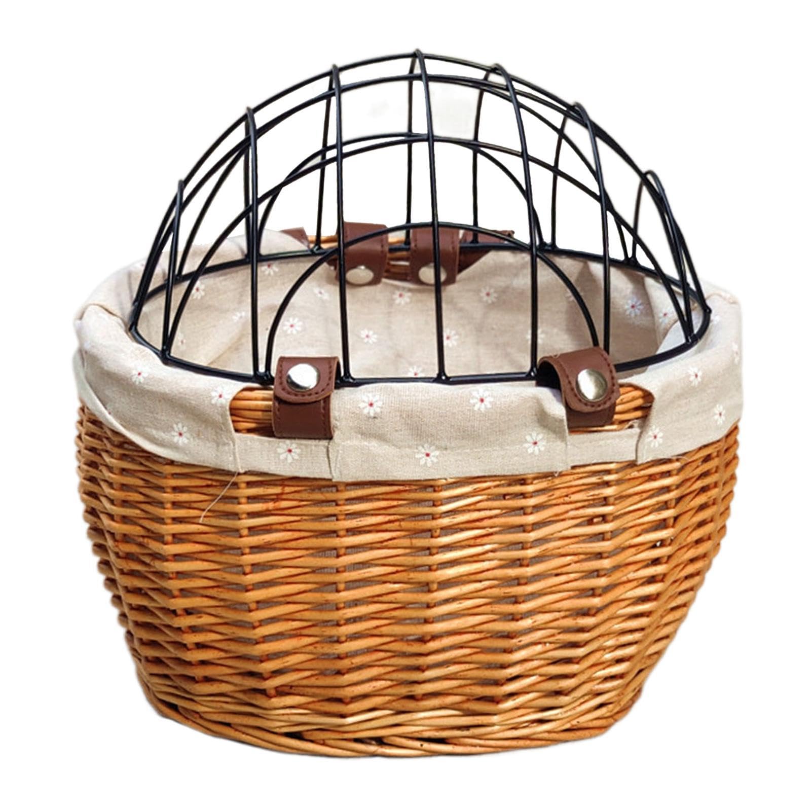 Panier de transport pour animaux à guidon avant pour balades à vélo