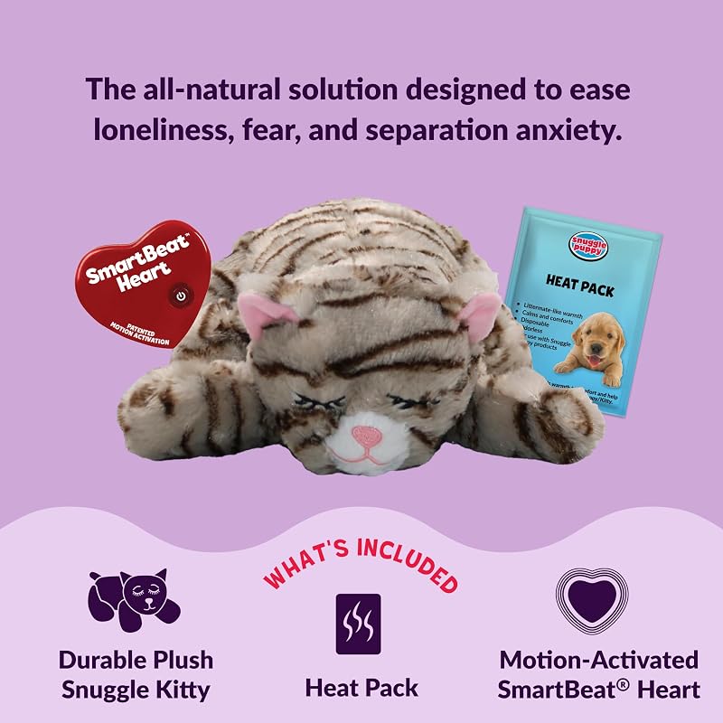 Snuggle Kitty Heartbeat Cat Toy