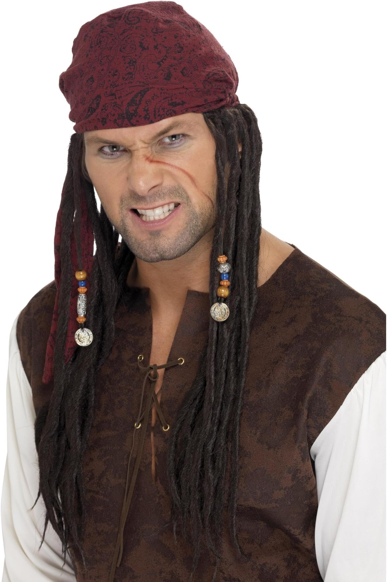 Adult Captain Pirate Wig