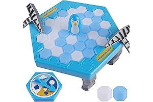 DR.DUDU Save Penguin Break Ice Board Game for Kids 4-8