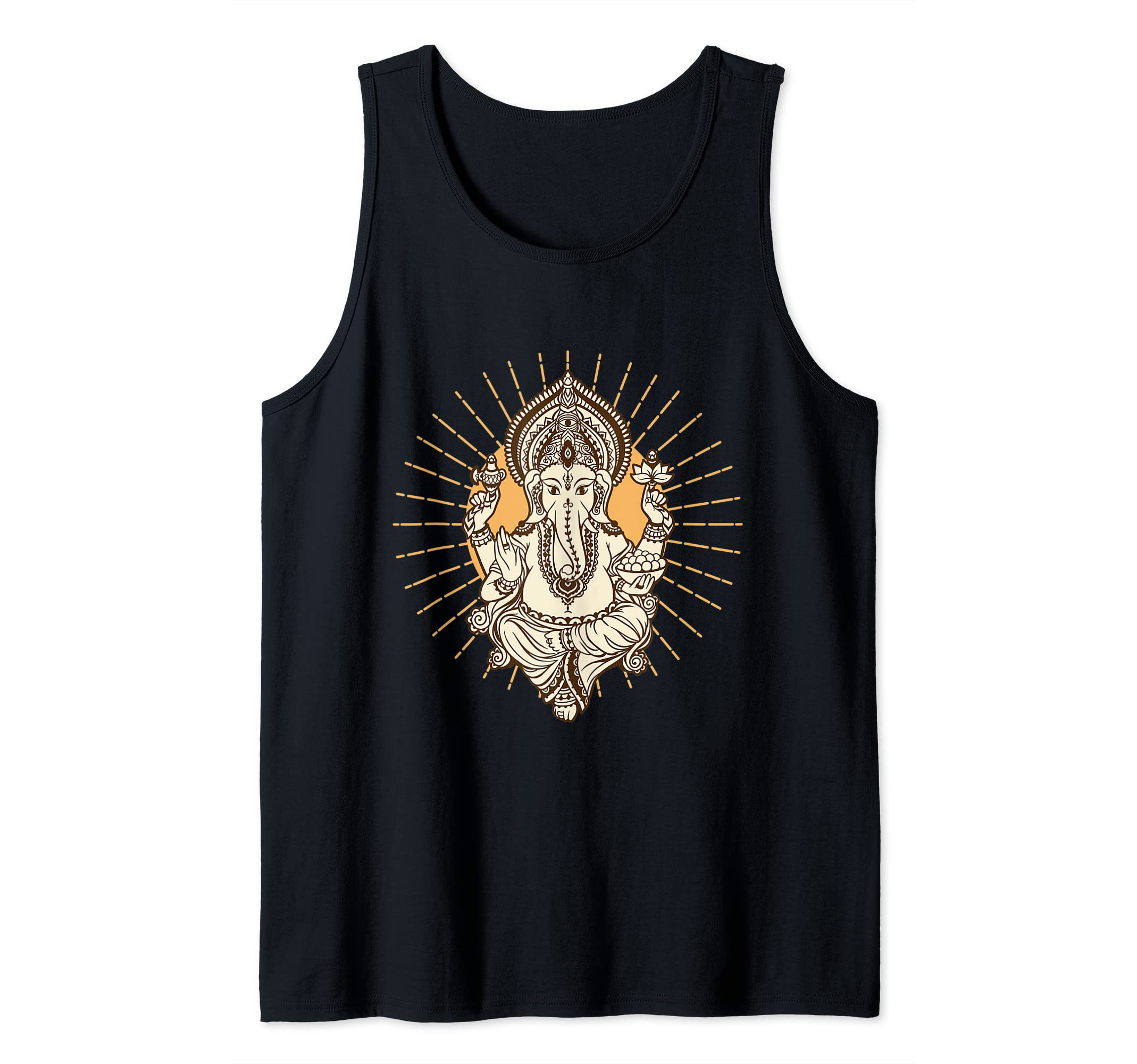 Ganesh Ohm Yoga, Third Eye, Isha, Hindu, Linga Tank Top