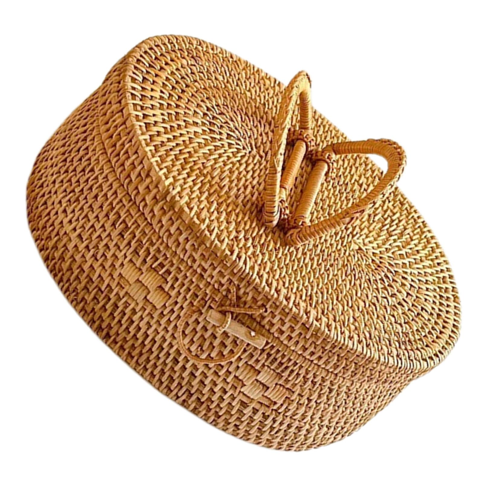 Panier en rotin boîte de rangement pour organiser la cuisine