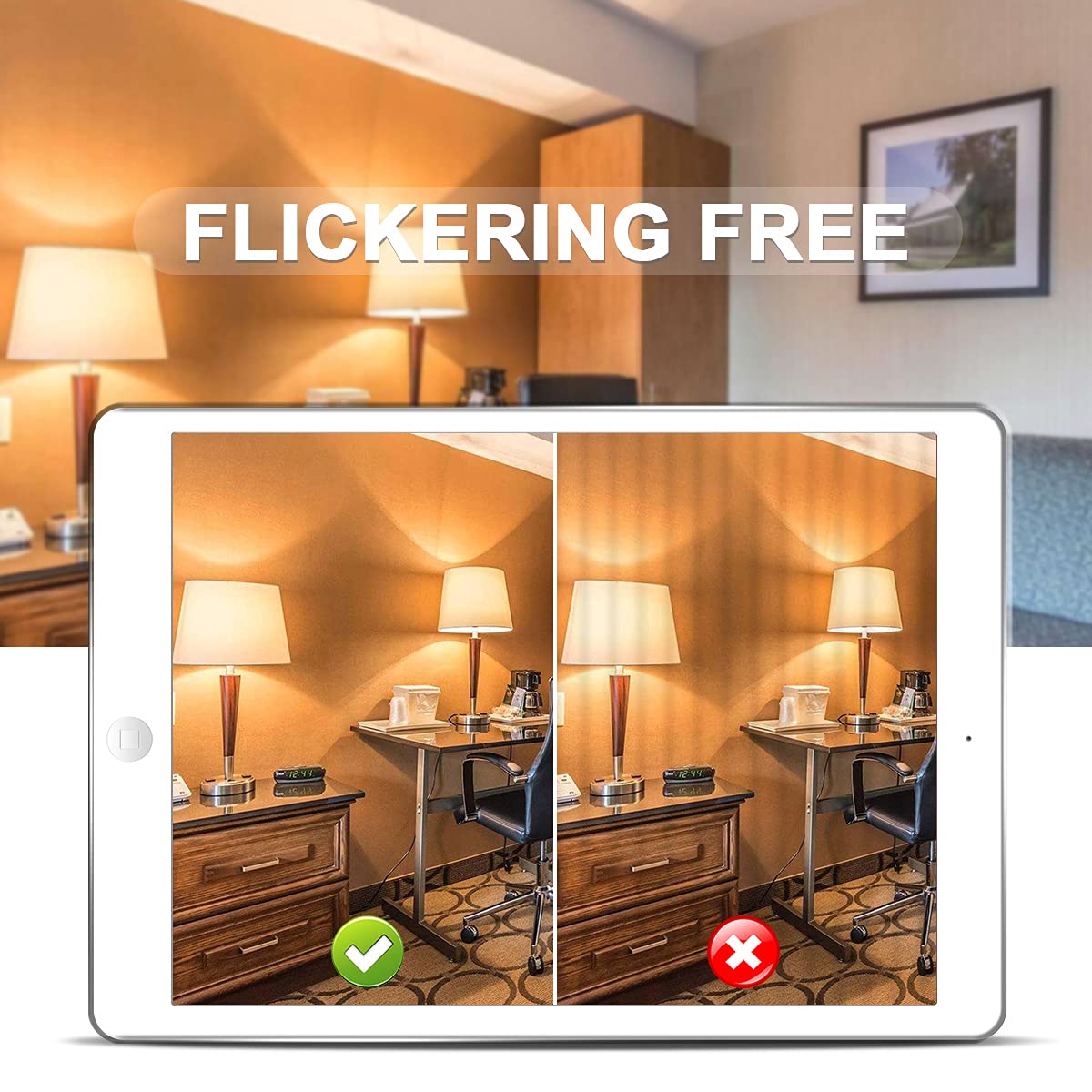 SanGlory Lampadine LED E27 Luce Calda, 12W equivalente a 100W Incandescenza, Bianco Calda 2700K Lampadina Mais E27, Non Dimmerabile Nessun Sfarfallio Risparmio Energetico Lampade, Pacco da 4