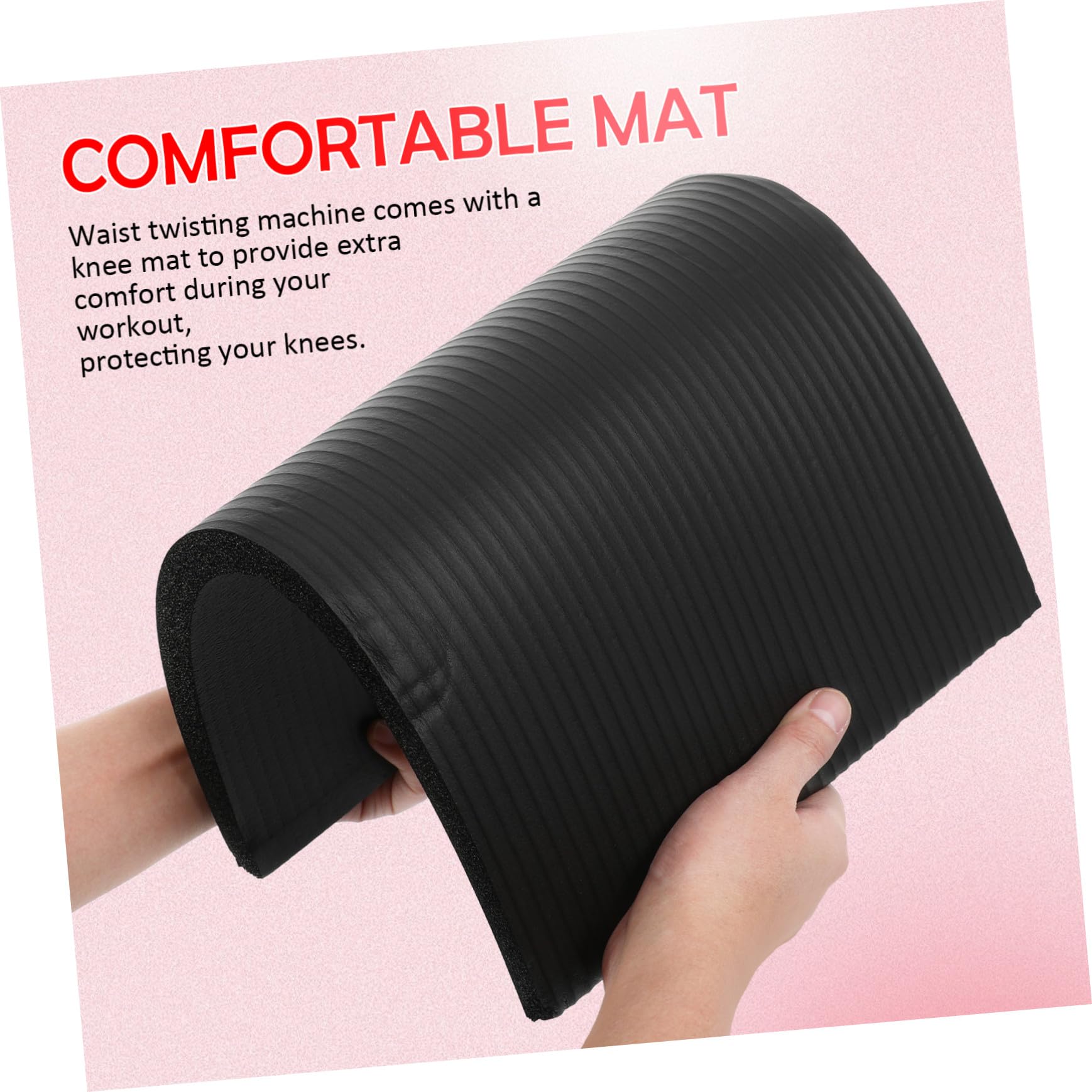 BESPORTBLE Ruota Addominali Ruote con Tappetino Antiscivolo Silenziosa per Allenamento Core Multi-direzionale Attrezzo Fitness Donna