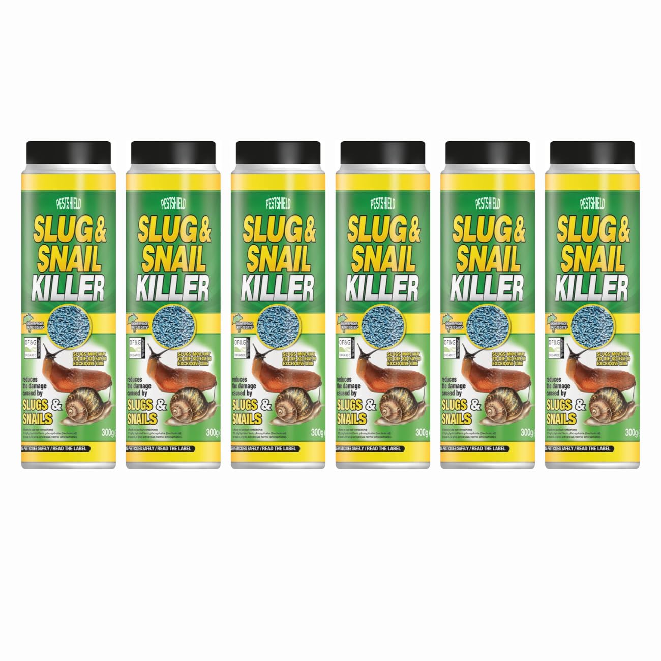 Pestshield 4X SLUG AND SNAIL KILLER 300G (6)