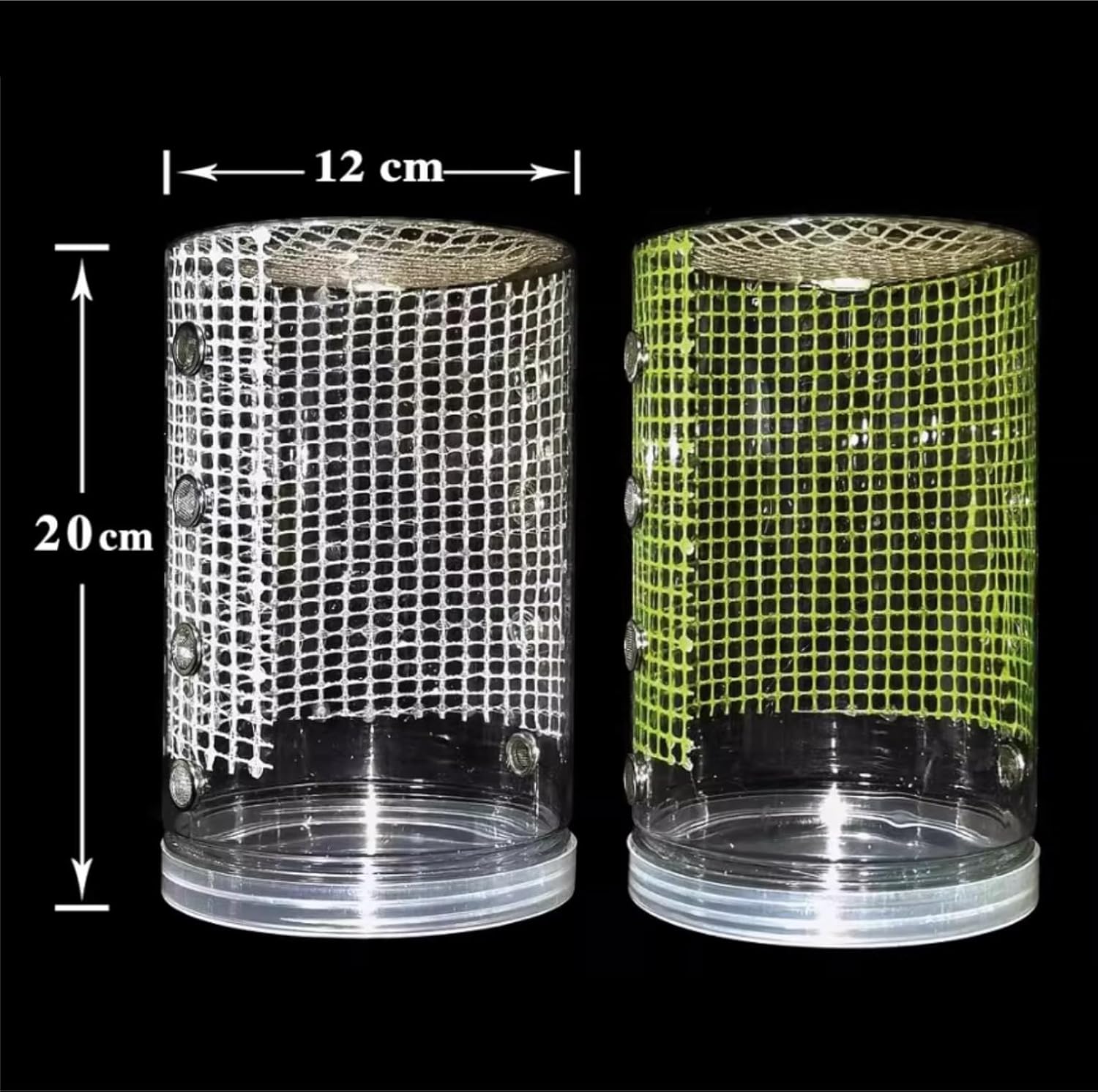 虫かご 虫カゴ 2パック ハエトリグモ 爬虫類飼育箱 サソリスリング等脚類用 昆虫ケース バッタ