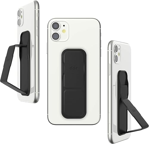 CLCKR Soporte extensible y agarre para teléfono celular, soporte adhesivo universal para teléfono con múltiples ángulos de visión para iPhone