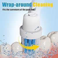 Vista 5 de 8 cabezales de cepillo de dientes de repuesto compatibles con Oral B Braun, cabezales de cepillo de dientes eléctricos profesionales para Oral-B Pro