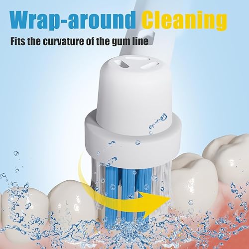 Miniatura 5 de 8 cabezales de cepillo de dientes de repuesto compatibles con Oral B Braun, cabezales de cepillo de dientes eléctricos profesionales para Oral-B Pro