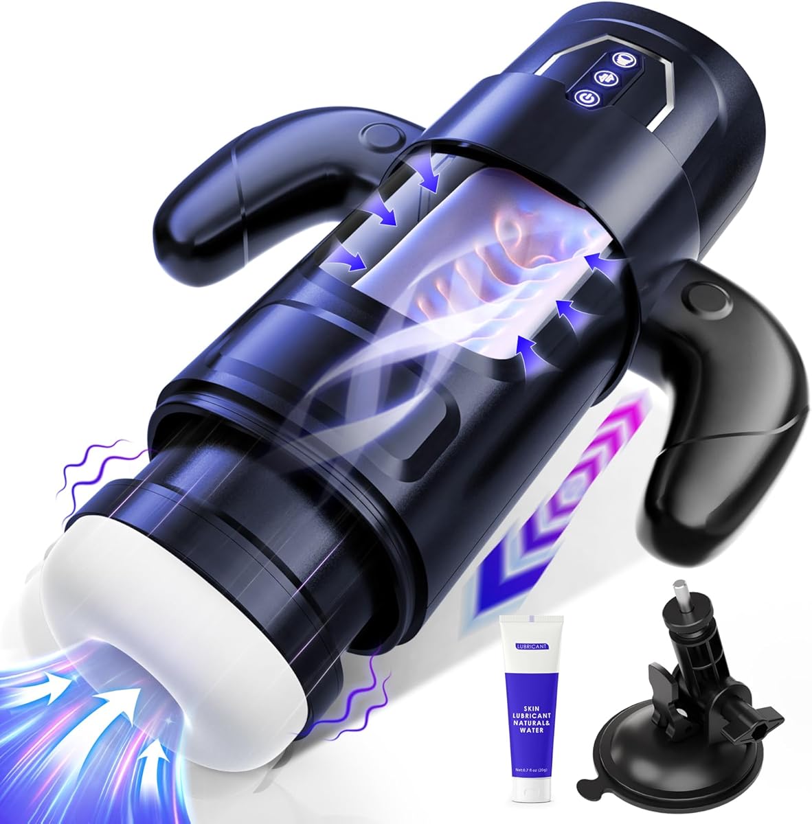 Male Masturbator Sex Toyscouples for Man, Deluxe 6In1 Accelerate Boost Thrusting Sucking Vibrating 9 * 6 * 3 Modes 300g Sleeve Strong Suction Cup Blowjob Fleshlight Adult Toys Mens Doll Stroker