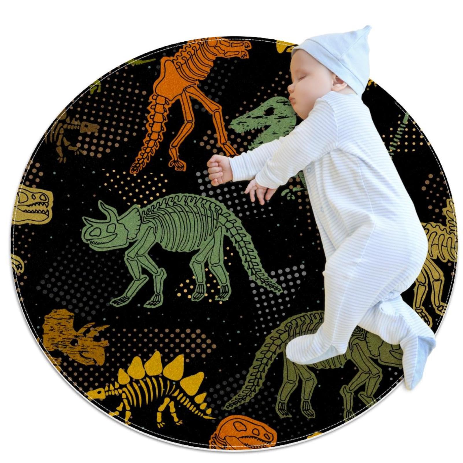 Tapis de bain tyrannosaure antidérapant idéal pour chambre enfant et salle de bain