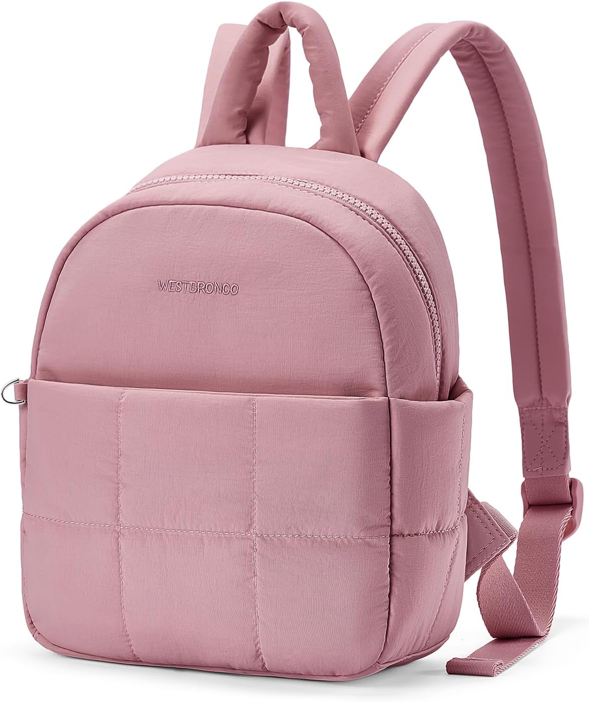 WESTBRONCO Mini Backpack for Women Nylon Small Fashion Backpacks Purse Puffer Lightweight Backpacks for Travel, Shopping, Daily