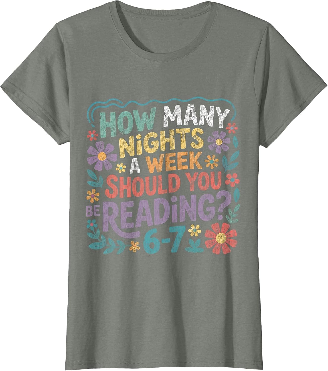 Funny Reading Six Seven Meme Book Lover 67 Teacher T-Shirt image 5