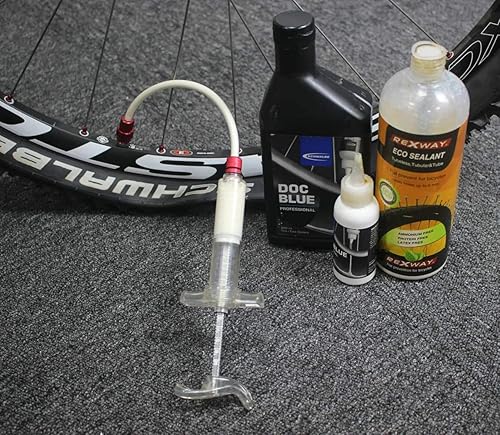 Miniatura 6 de Jeringa de sellador de neumáticos sin cámara para bicicleta y herramienta de extracción de núcleo de válvula Presta Schrader para Stans sin sellador