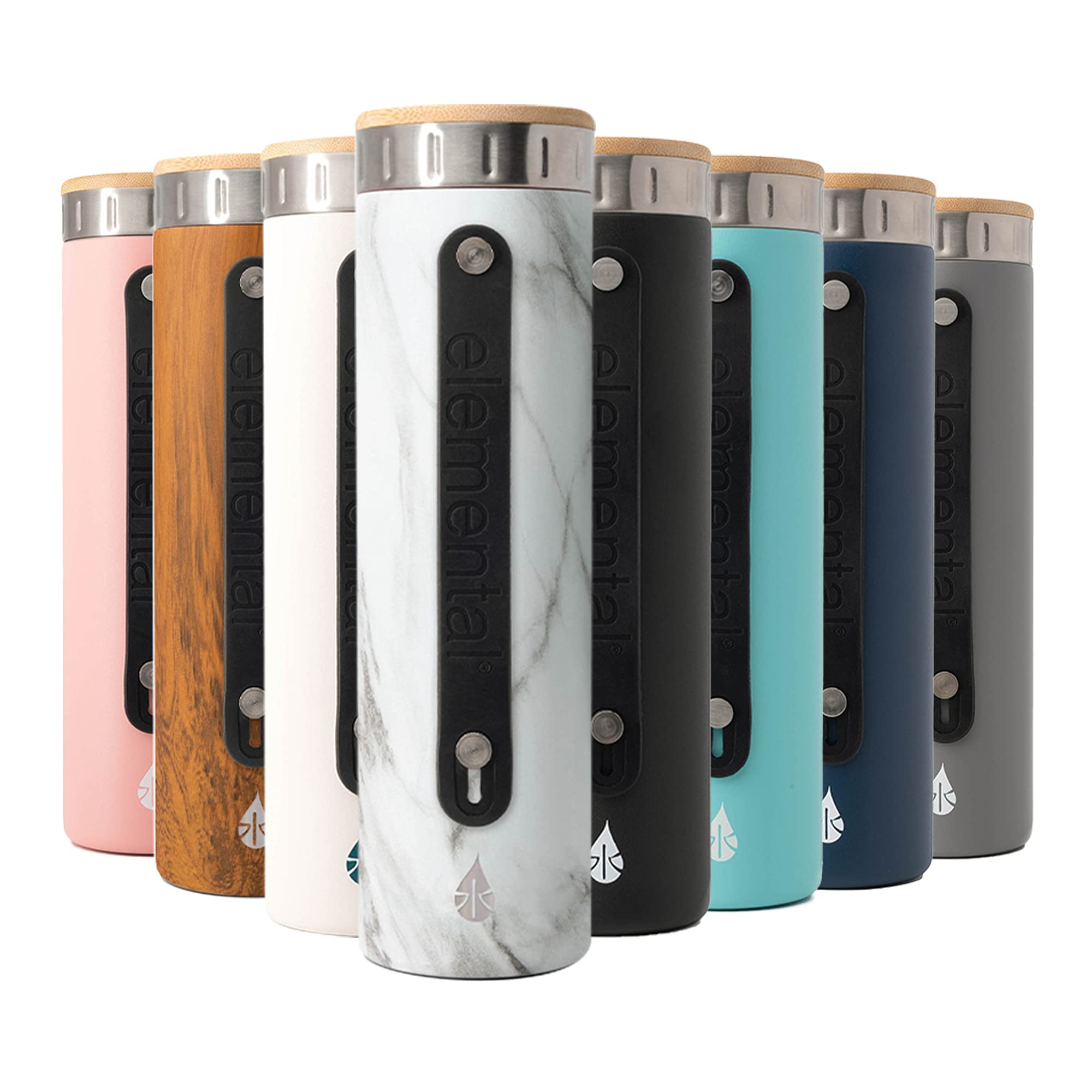 Snapklik.com : Elemental Iconic Stainless Steel Water Bottle Infuser ...